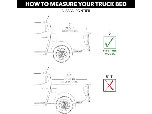 RealTruck Soft Folding Truck Bed Tonneau Cover | Nissan Frontier