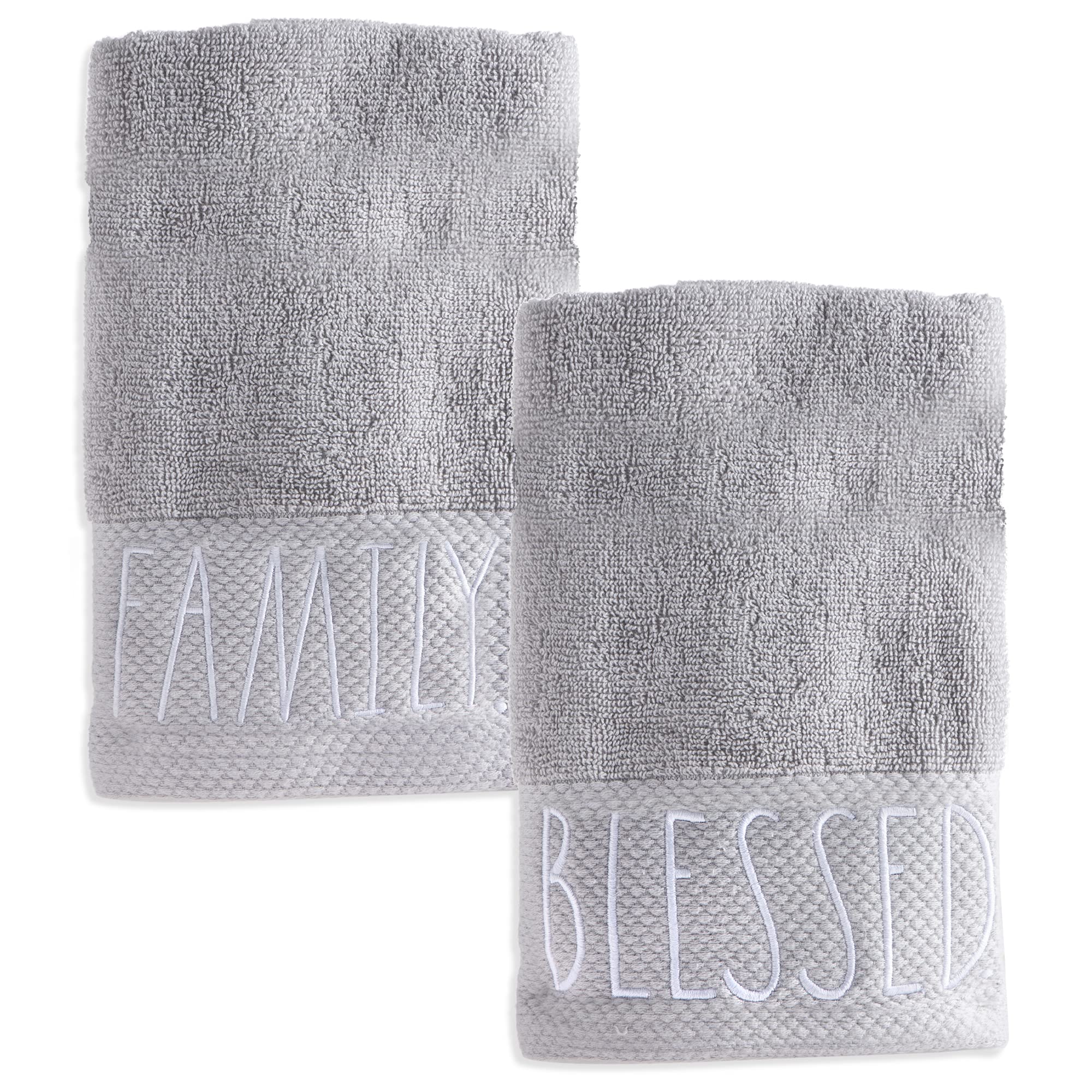 Rae Dunn Decorative Hand Towels 2-Pack - Gallery 11