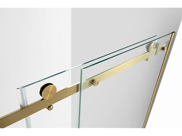 Kingston Brass 60" W x 76" H Left Handed Shower Door