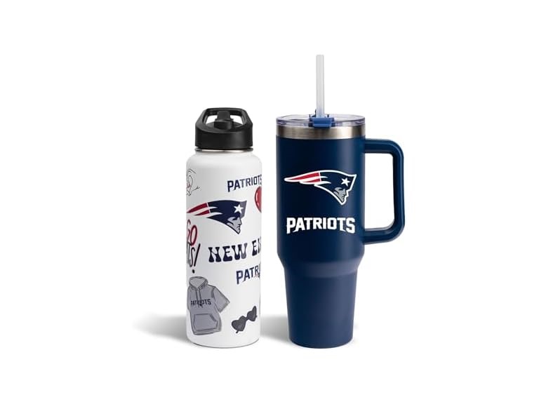 PATRIOTS Bottle and Tumbler Set