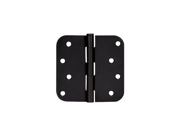 Cosmas Flat Black Door Hinge 4" Inch