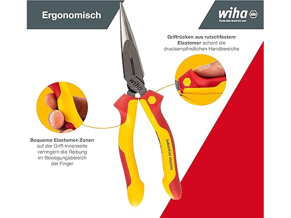 Wiha Long nose pliers