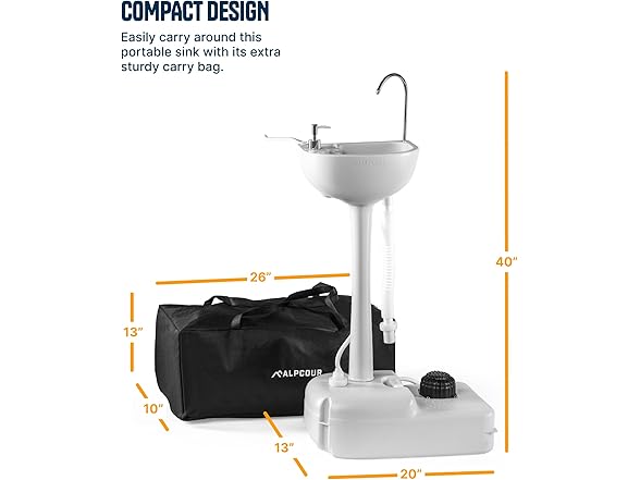 Alpcour Portable Sink - 17L