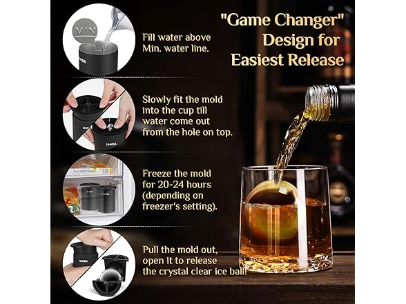 Unigul Clear Ice Cube Maker
