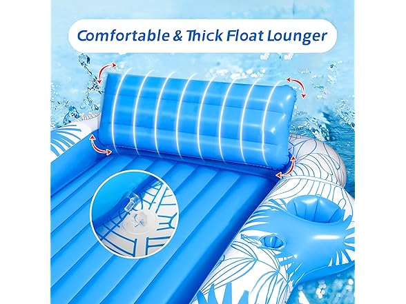 JIANYHW Inflatable Tanning Pool Float