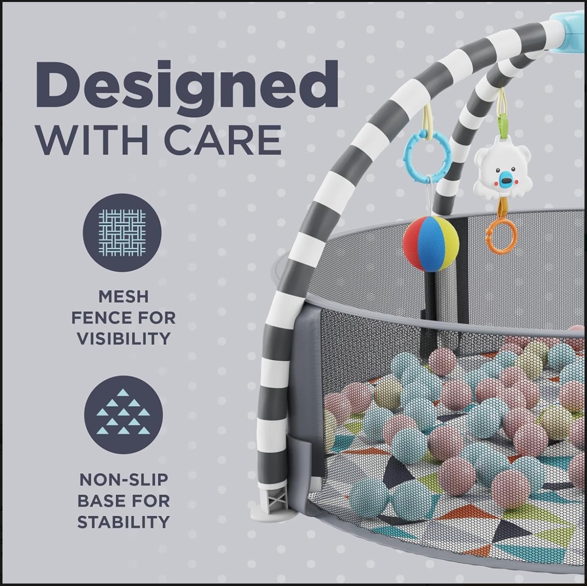 5 in 1 Baby Play Gym & Ball Pit - Gallery 11