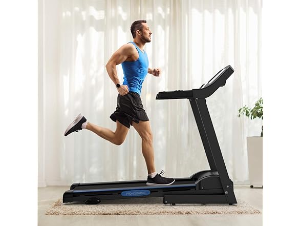 GYMAX Folding Treadmill, Electric