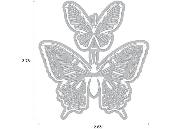 Hero Arts DF108 Delicate Butterfly Fancy Dies (D)