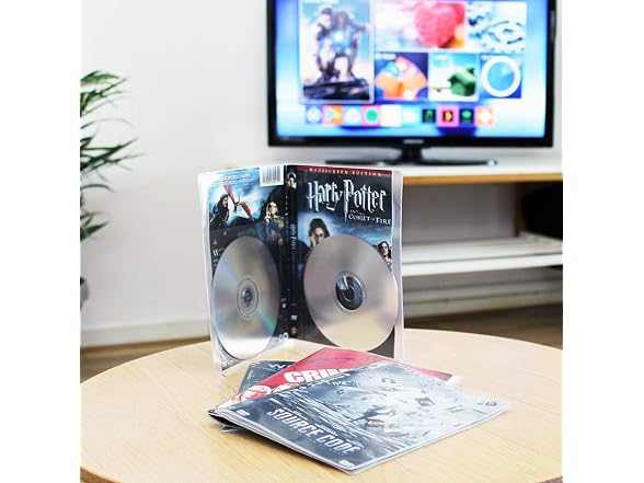 Djois 3L Fr 10280 50 x Double DVD Cases Clear