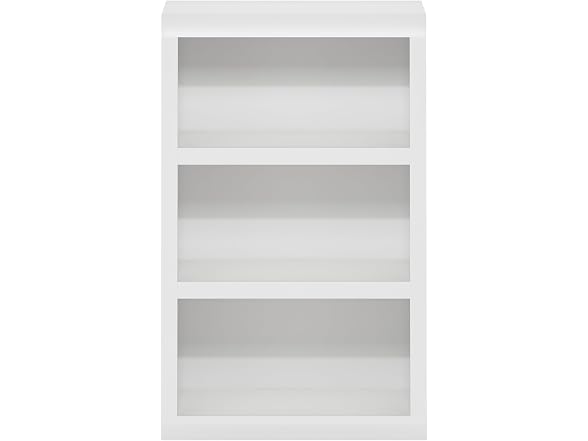 Furinno Rail 3-Tier Bookshelf White