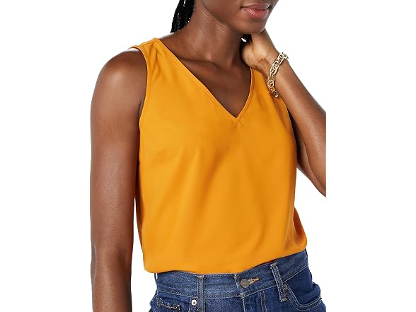 Amazon Essentials Women Regular-Fit V Neck Top