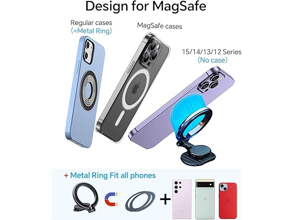 Tlsic for iPhone Magsafe Car Mount