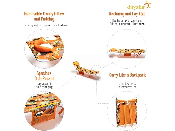 SUNNYFEEL 2 Pack Tanning Chairs