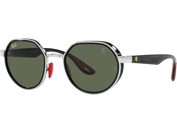 Ray-Ban RB3703m Scuderia Ferrari Collection Round Sunglasses