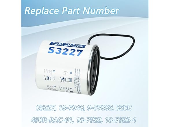 4pc S3227 Fuel Filter Marine