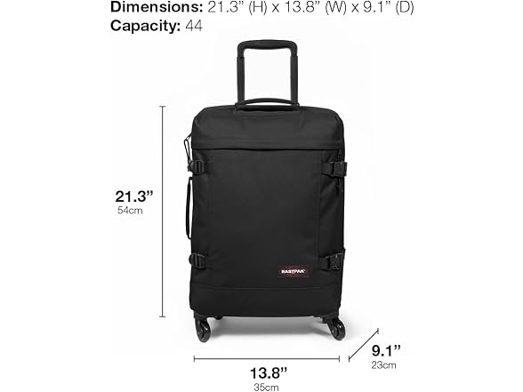 EASTPAK TRANS4 S – 44L Small Cabin Wheeled Luggage