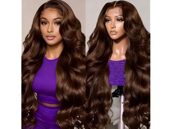 Brown Human Hair Wig