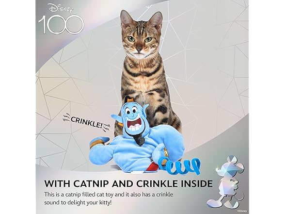 Disney for Pets Genie Cat Coil Toy with Catnip