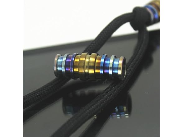 TIKING 1pc Titanium Paracord Lanyard
