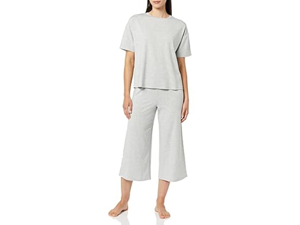 AE Womens Knit Jersey Capri PJ Set