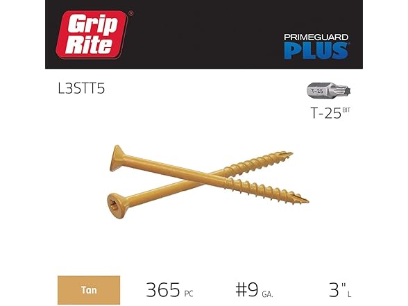 Grip-Rite L3STT5 PrimeGuard Plus