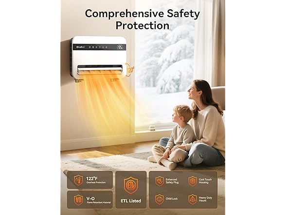 GiveBest Smart Wall 1500W Indoor Heater