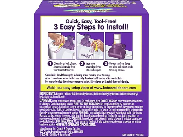 Kaboom Kaboom Scrub Free! Toilet Bowl Cleaner S