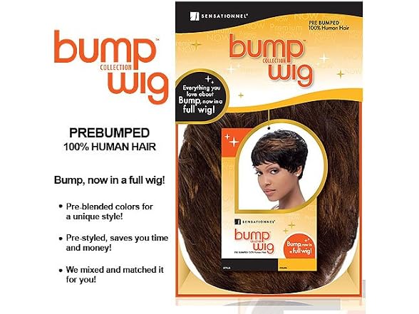 Sensationnel Bump Fab Fringe Human Hair F1B 30