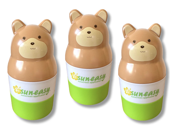 (3 Pack) Sun-Easy Sunscreen Applicator (Teddy Bear)