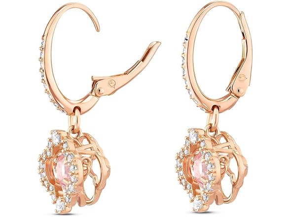 Swarovski Una Pink Crystal Earrings