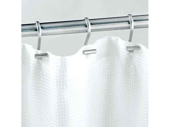 iDesign Chrome Shower Hooks 12pk