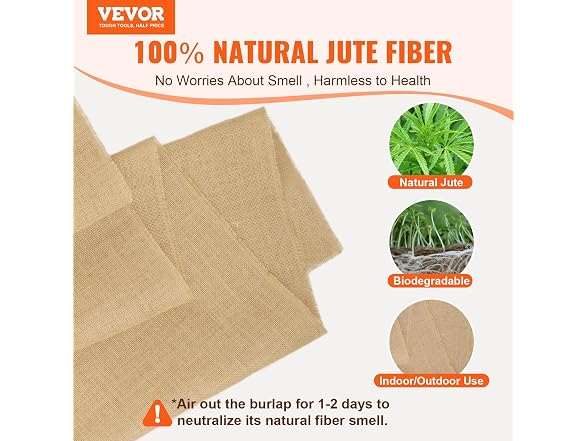Burlap Fabric Roll, 40” x 150 ft