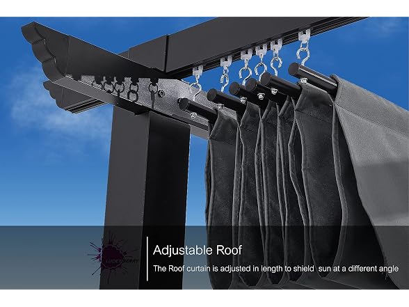 10' X 10' Outdoor Retractable Pergola