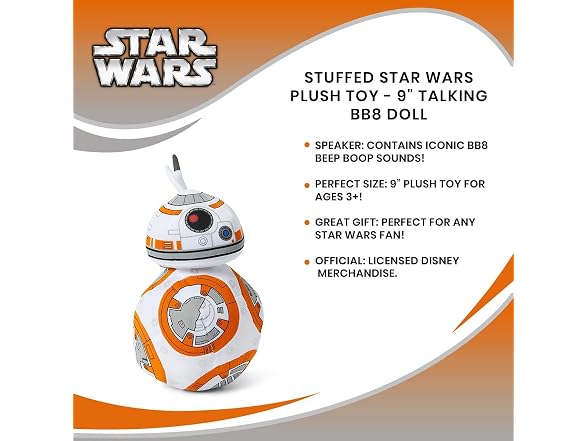 Star Wars Medium Talking Plush - BB8