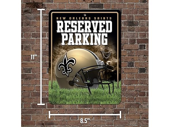 Rico Industries NFL Champions Metal Sign