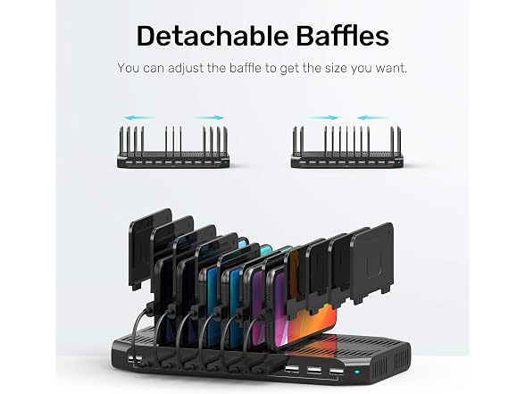 Unitek 10-Port USB Charging Station