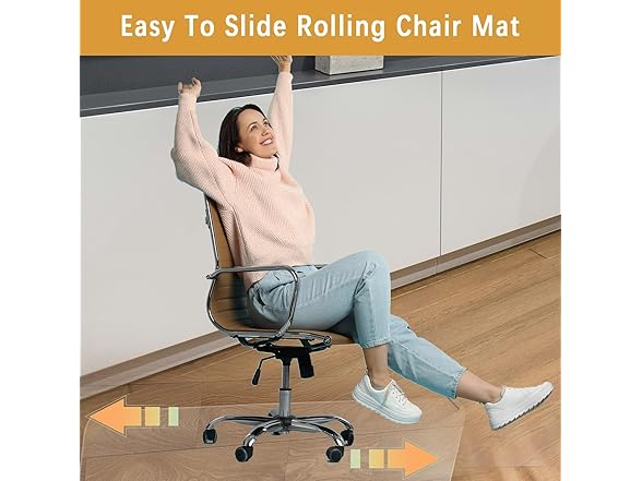 MAXTBEE Office Chair Mat for Hardwood Floor, 30"x48"