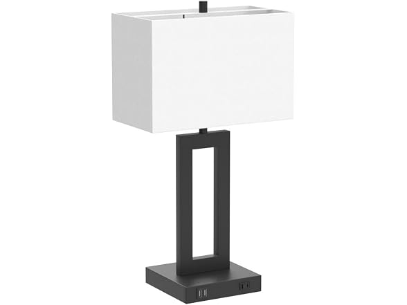 TOBUSA  22" Table Lamp Set of 2, Modern Touch