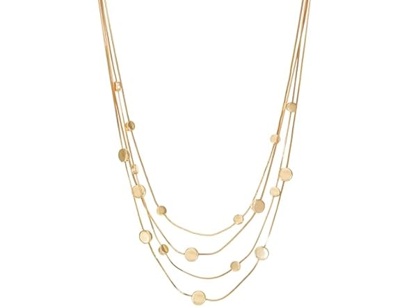 Napier 16'' Multi-row Snake Chain Necklace