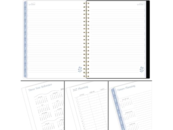 Mead Cambridge 2027 Planner 8.5x11 Black
