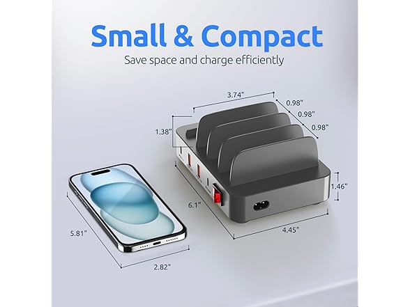 MASBATER 4-Port Charging Station
