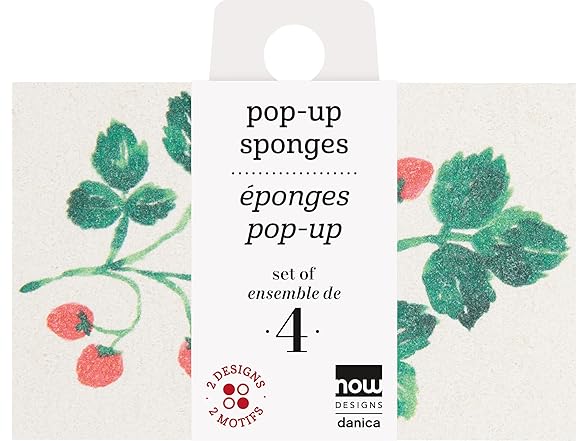 Now Designs Now Designs Berry Bramble Pop Up Sponges