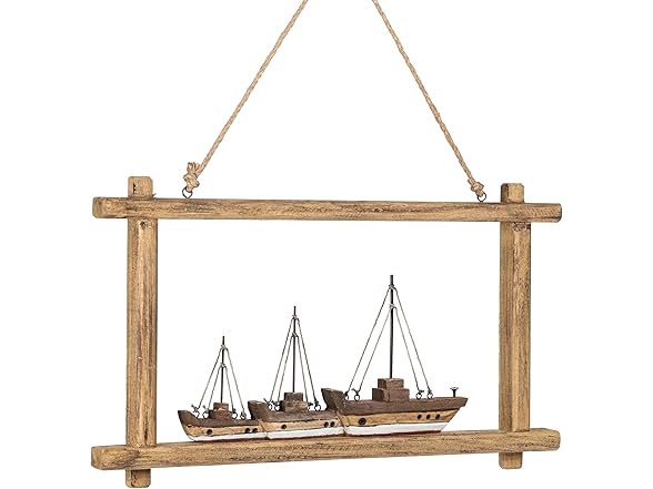 Abbott Collection Triple Sail Boat Decorative Wall Decor