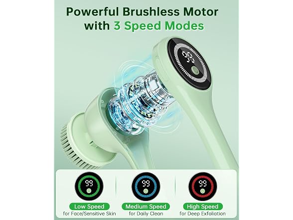 LUBEJR Electric Body Brush