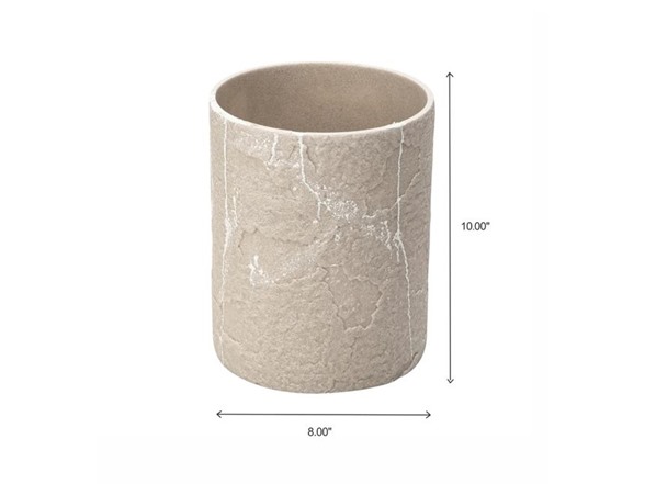 J&V Textiles Bathroom Accessories Set TAN
