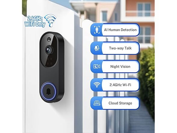 Orbitell Wireless Wi-Fi Video Doorbell Camera