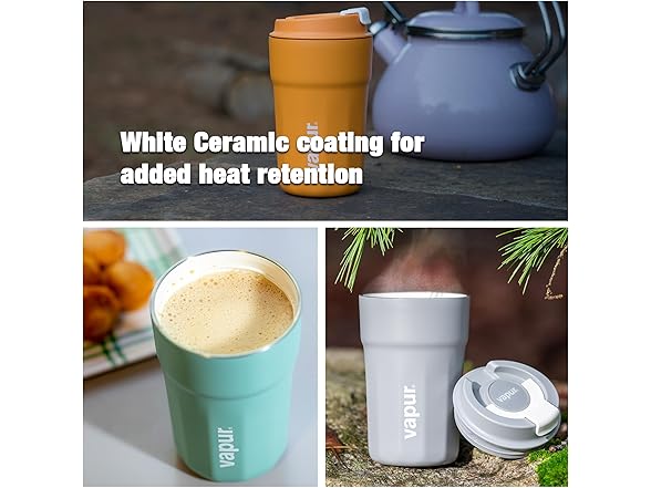 Vapur Reusable Insulated Tumbler Cup 12oz