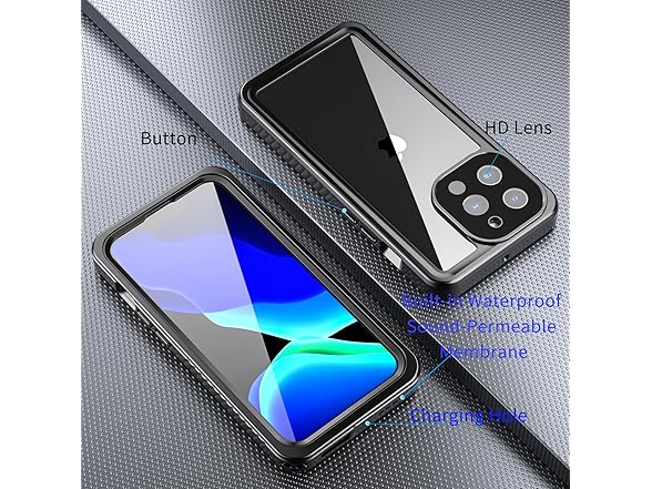 Hualele Magnetic iPhone 15 Pro Case