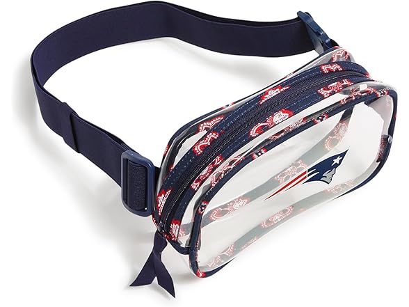 Vera Bradley NFL Patriots Clear Belt Bag