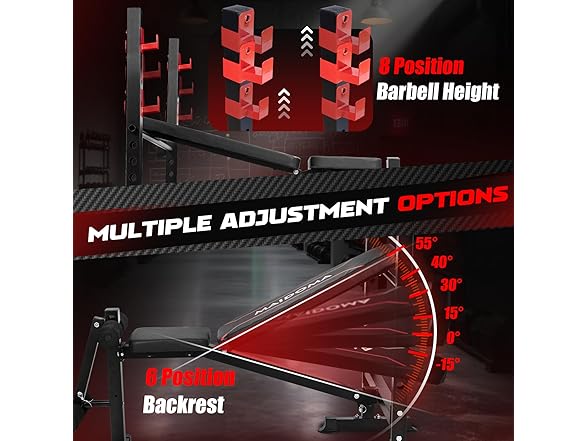 MAIDOMA 750LBS Weight Bench